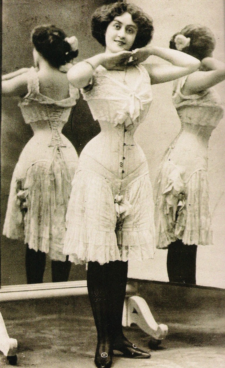 Viktoriánus fűző, 1890-es évek vége alkotó: Unbekannt