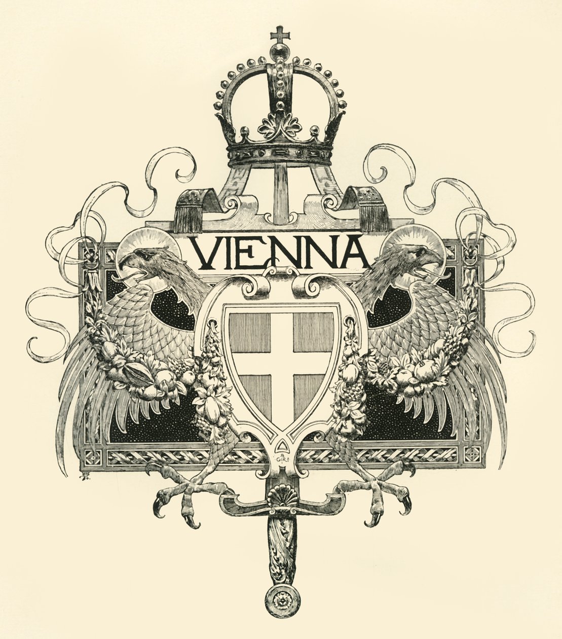 Bécs, 19. század vége-XX. század eleje. alkotó: Unbekannt