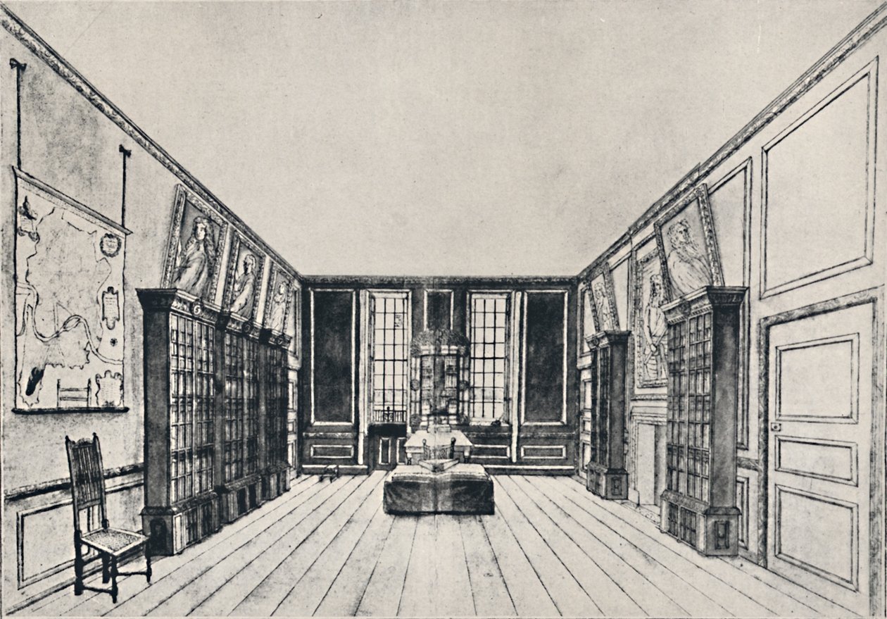Kilátás a Temze felé, Samuel Pepyss Library, York Buildings, 1928 alkotó: Unbekannt