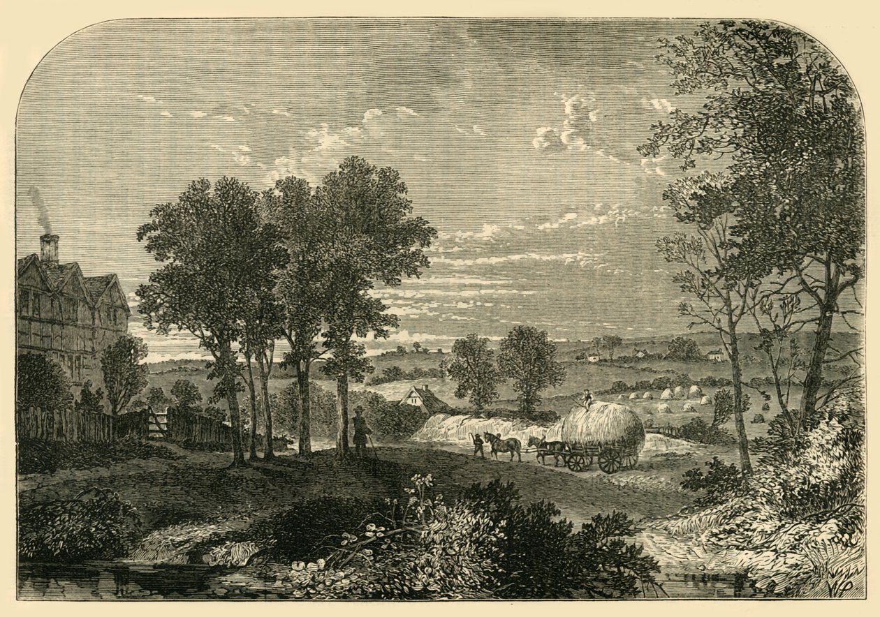 Kilátás a Moll Kings House-ból, Hampstead, 1760, c1876. alkotó: Unbekannt
