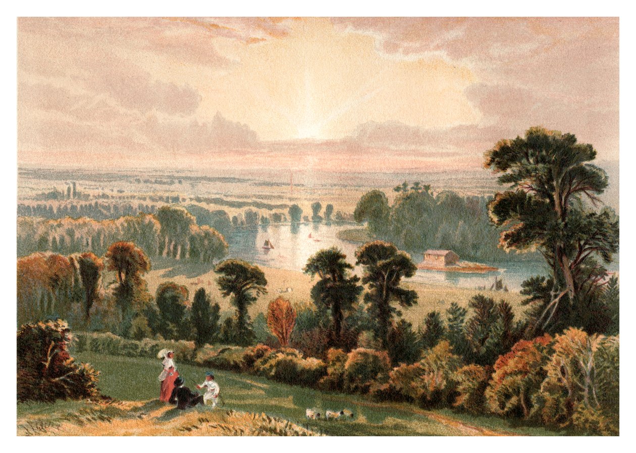 Kilátás a Richmond Hillről, 1880 alkotó: Unbekannt