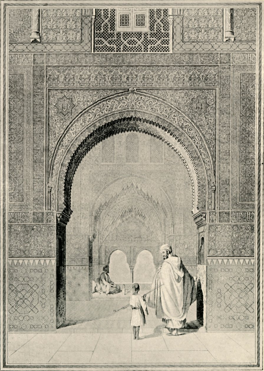 Kilátás a Két nővér termében, 19. század, 1907. alkotó: Unbekannt