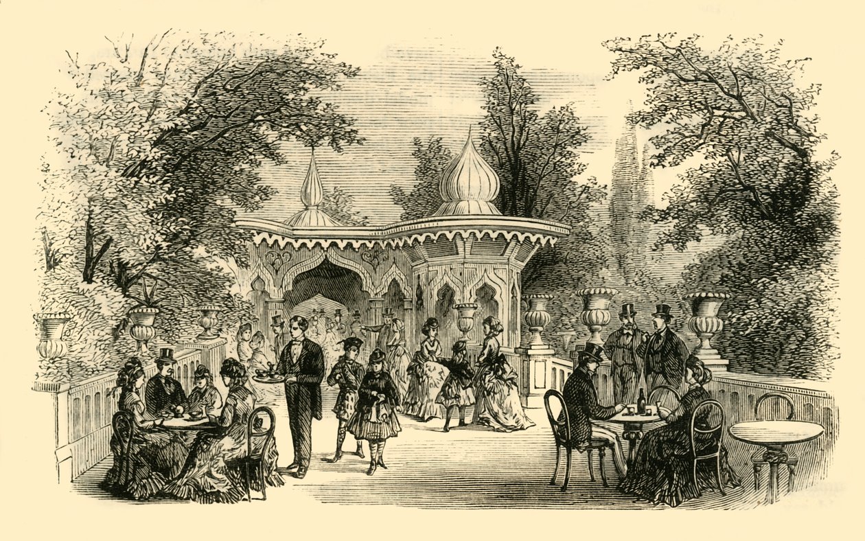 Kilátás a Surrey Gardensben, 1878. alkotó: Unbekannt