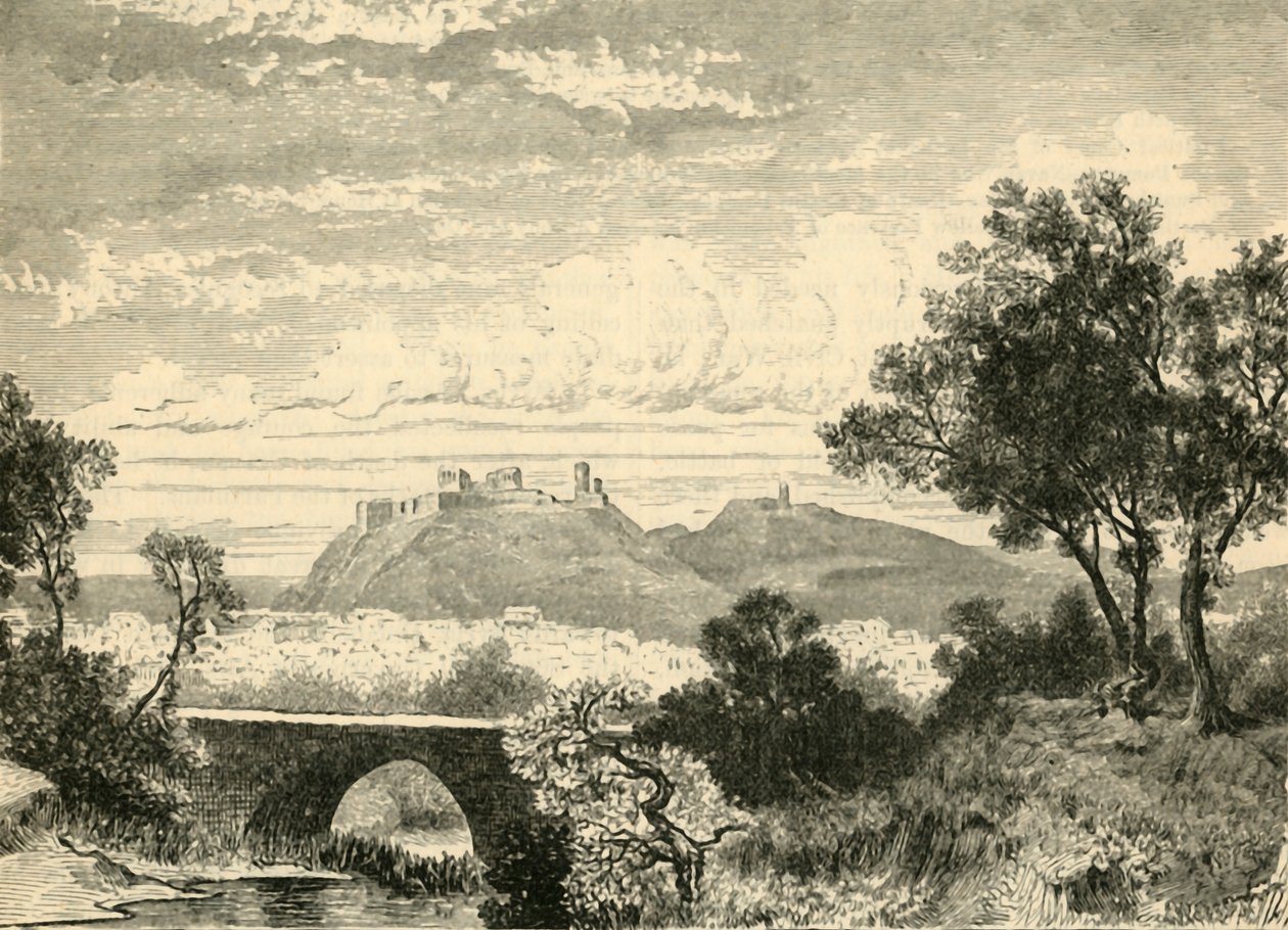 Athén látképe, 1890. alkotó: Unbekannt