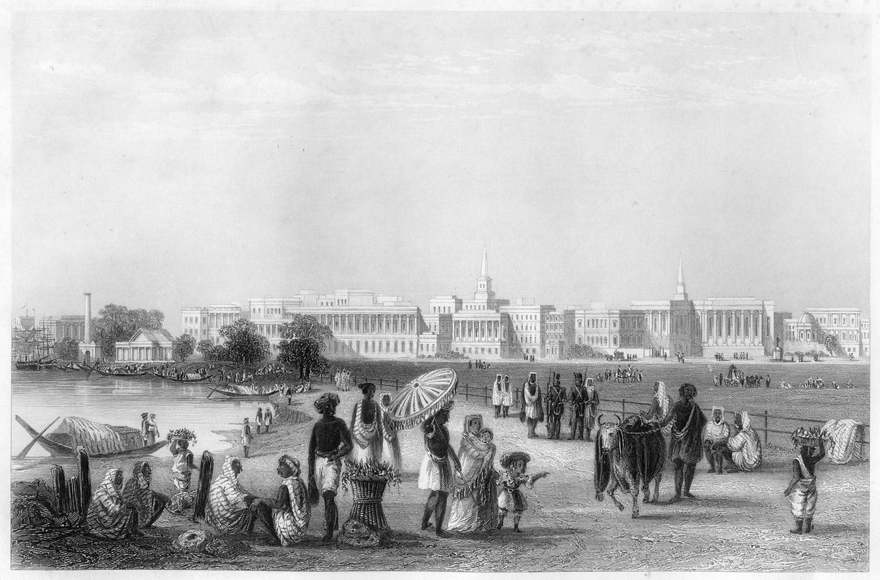 Kilátás Kalkuttára az Esplanaderól, 1860 alkotó: Unbekannt