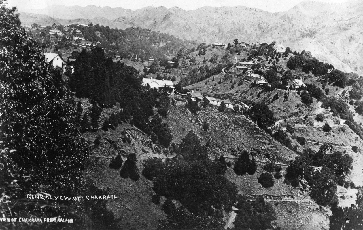 Chakrata képe az indiai Kalanából, 1917 alkotó: Unbekannt