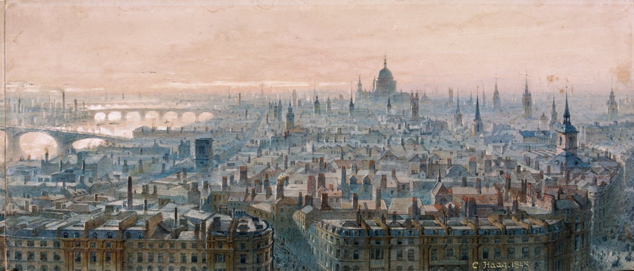 Kilátás Londonra alkotó: Unbekannt