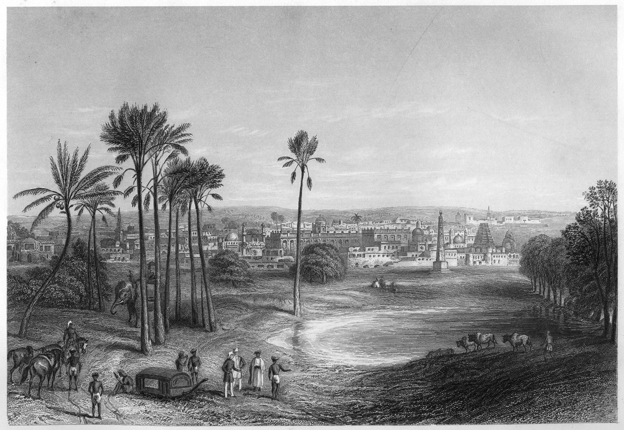 Madras kilátása, India, 1860 alkotó: Unbekannt