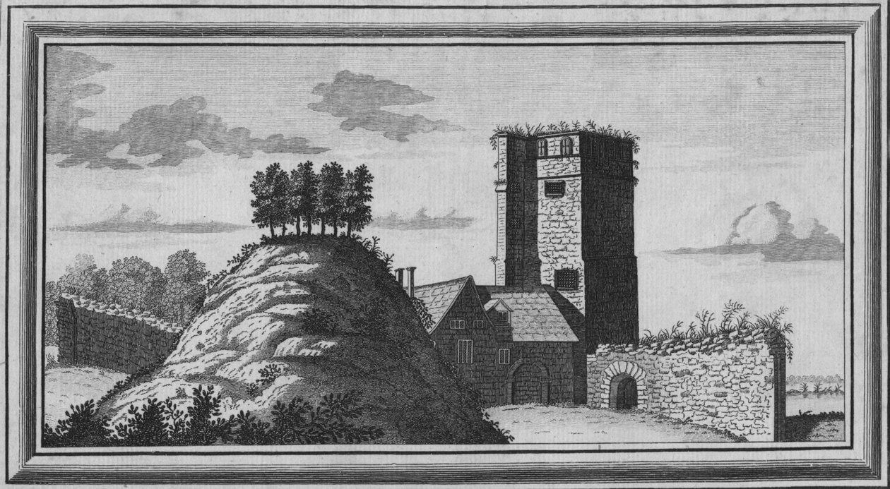 Kilátás az oxfordi kastélyra, 1769 alkotó: Unbekannt