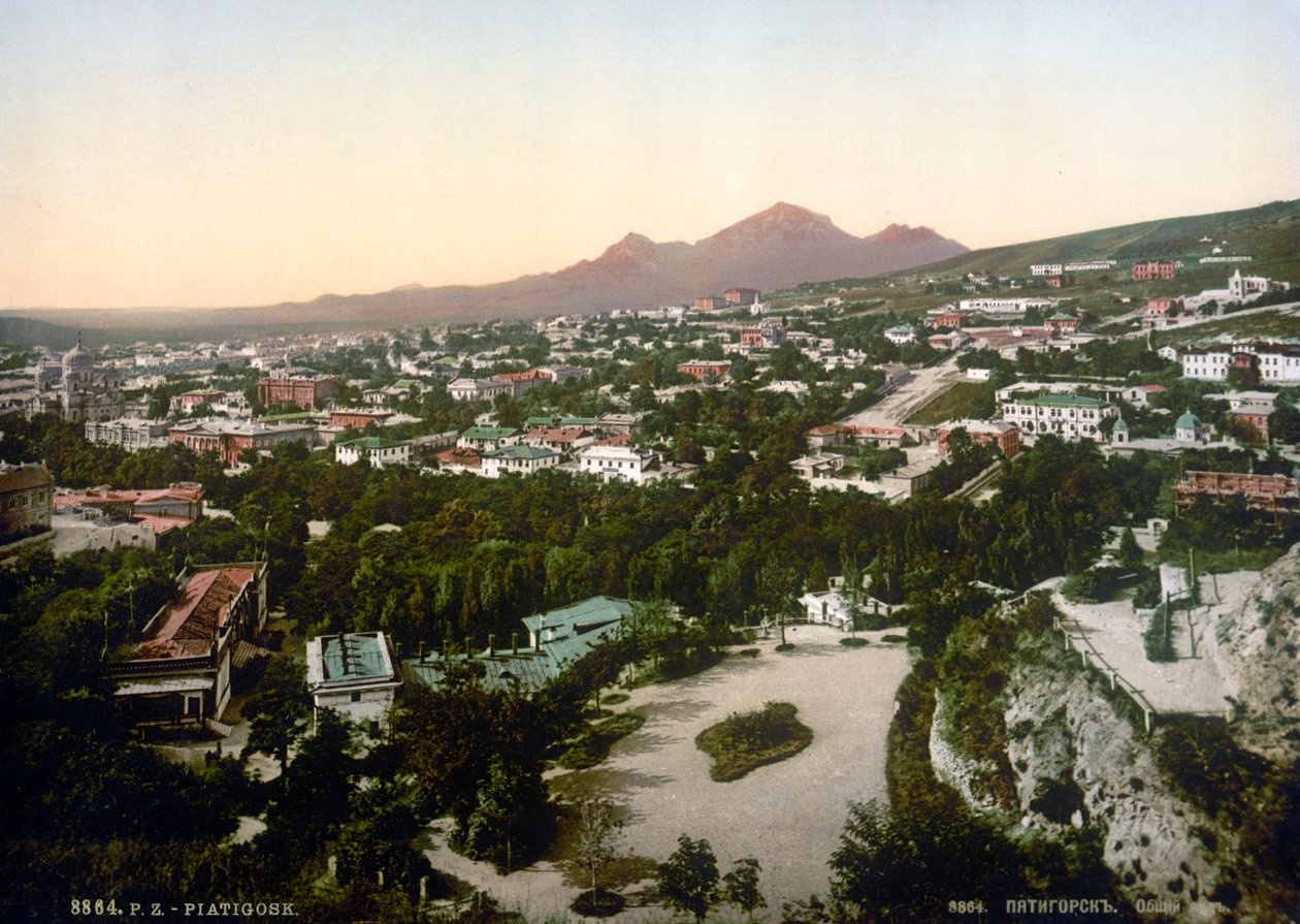 Pjatigorszk kilátása, Oroszország, 1895 alkotó: Unbekannt