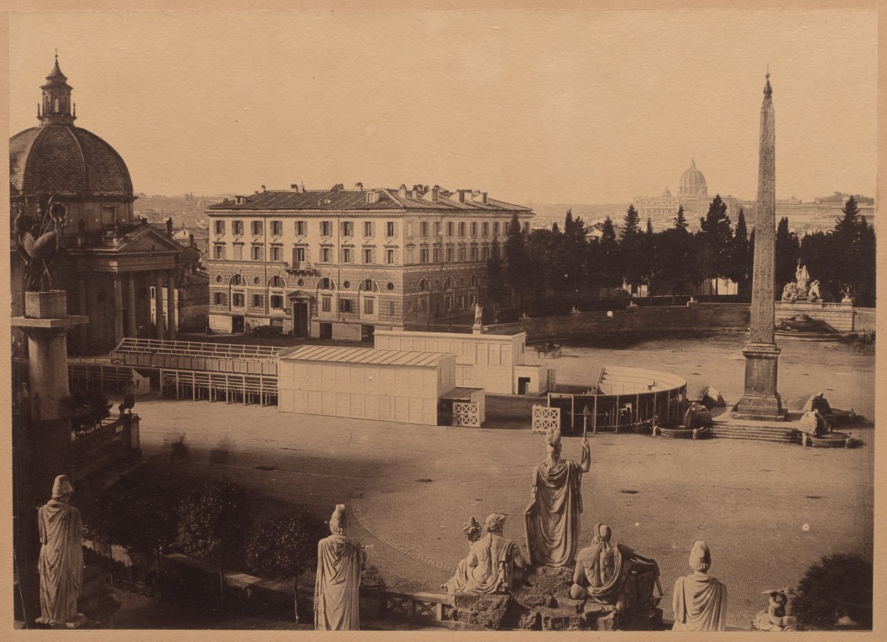 Róma látképe, c. 1860. alkotó: Unbekannt