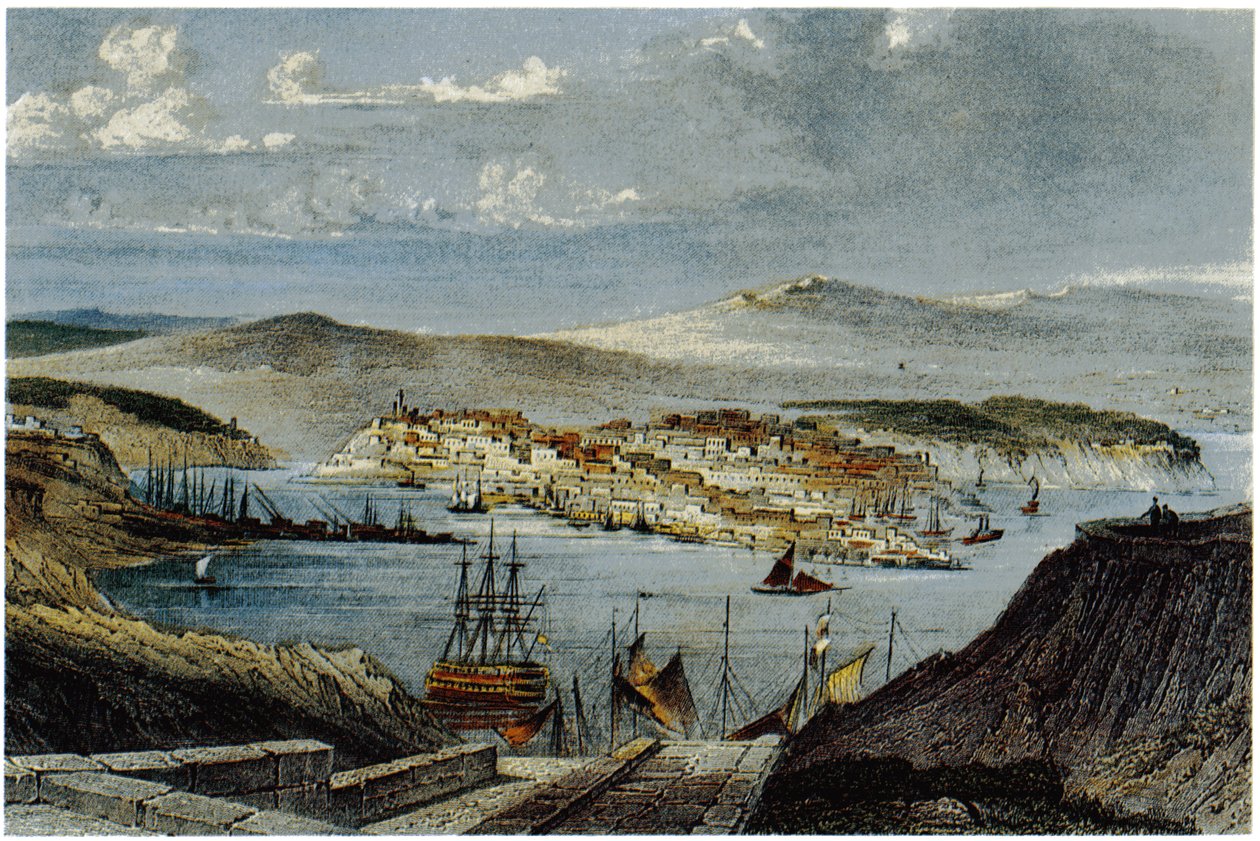 Szevasztopol látképe, c. 1850 alkotó: Unbekannt