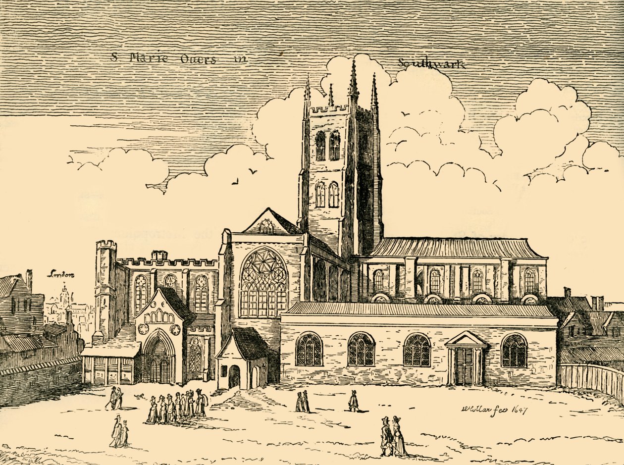 St. Mary Overy kilátása, 1878. alkotó: Unbekannt