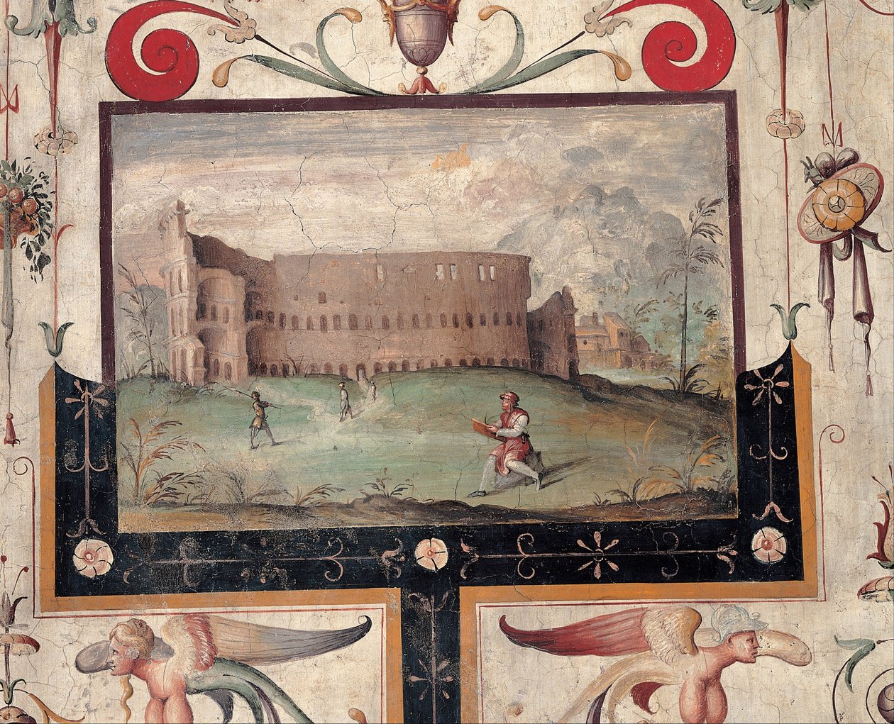 A Colosseum látképe, 1544 alkotó: Unbekannt