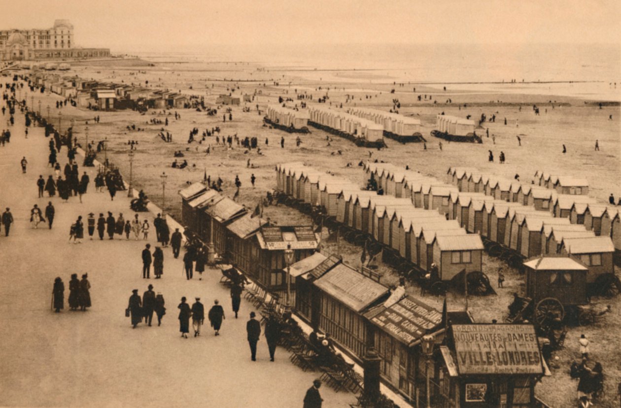 Kilátás az Esplanadera a Palace Hotel and Cabins felé, c1928 alkotó: Unbekannt