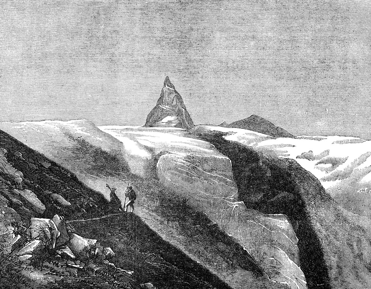Kilátás a Matterhornra, 19. század vége alkotó: Unbekannt