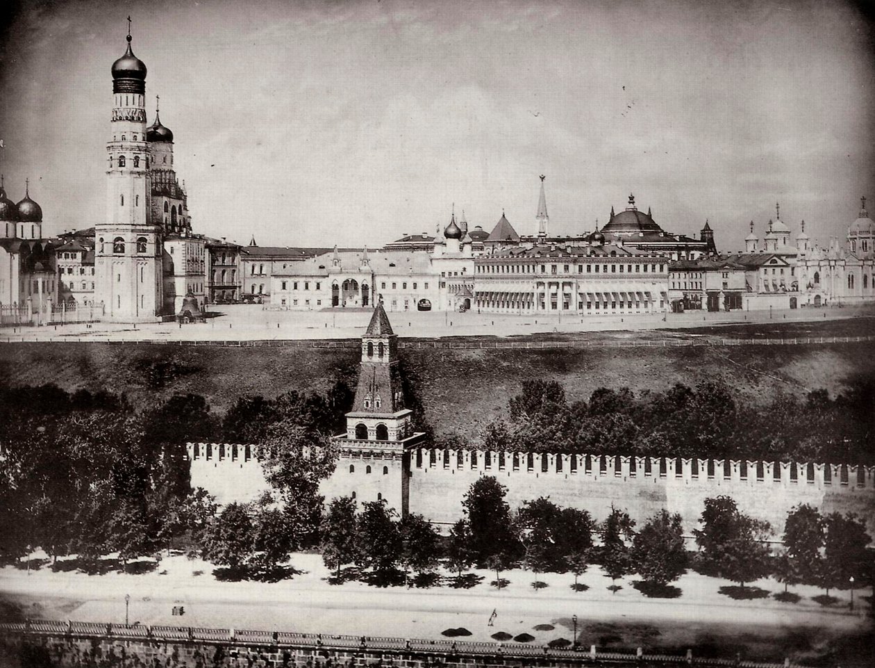 Kilátás a moszkvai Kremlre, Oroszország, c1870-c1875 alkotó: Unbekannt