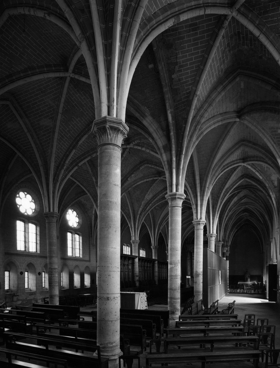 Kilátás a régi ciszterci apátságra, a Notre Dame d