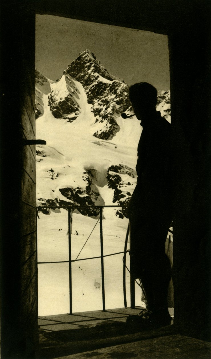 Kilátás a Schattenspitzére a Silvretta Alpokban...Wiesbadener Hütte, Partenen, Ausztria, c1935. alkotó: Unbekannt