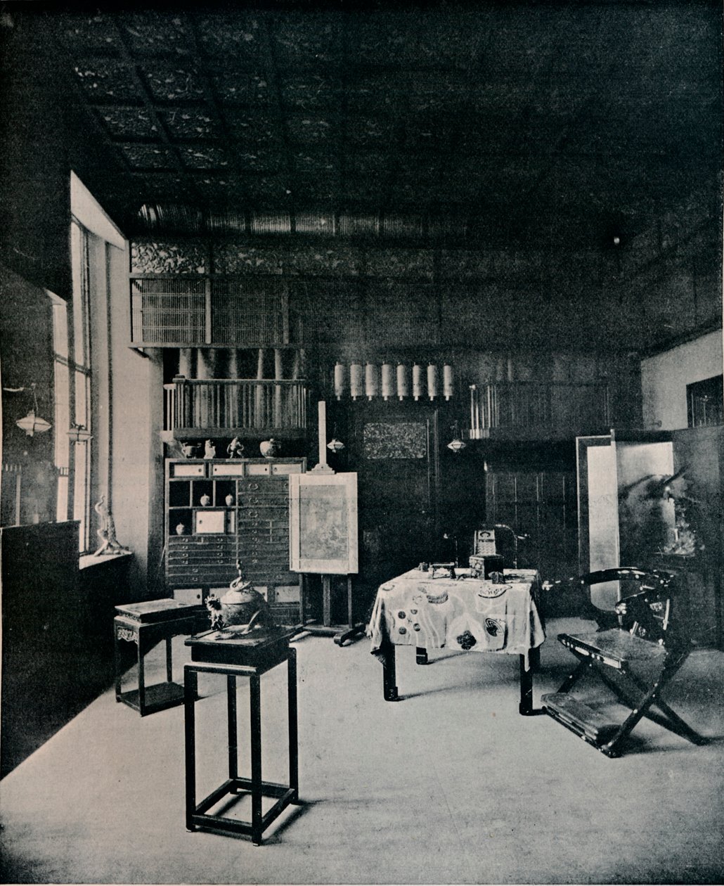 Kilátás a stúdióra, 25 Cadogan Gardens, 1899 alkotó: Unbekannt