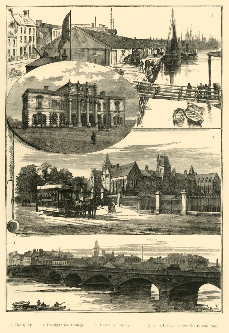 Látványok Belfastban, 1898. alkotó: Unbekannt