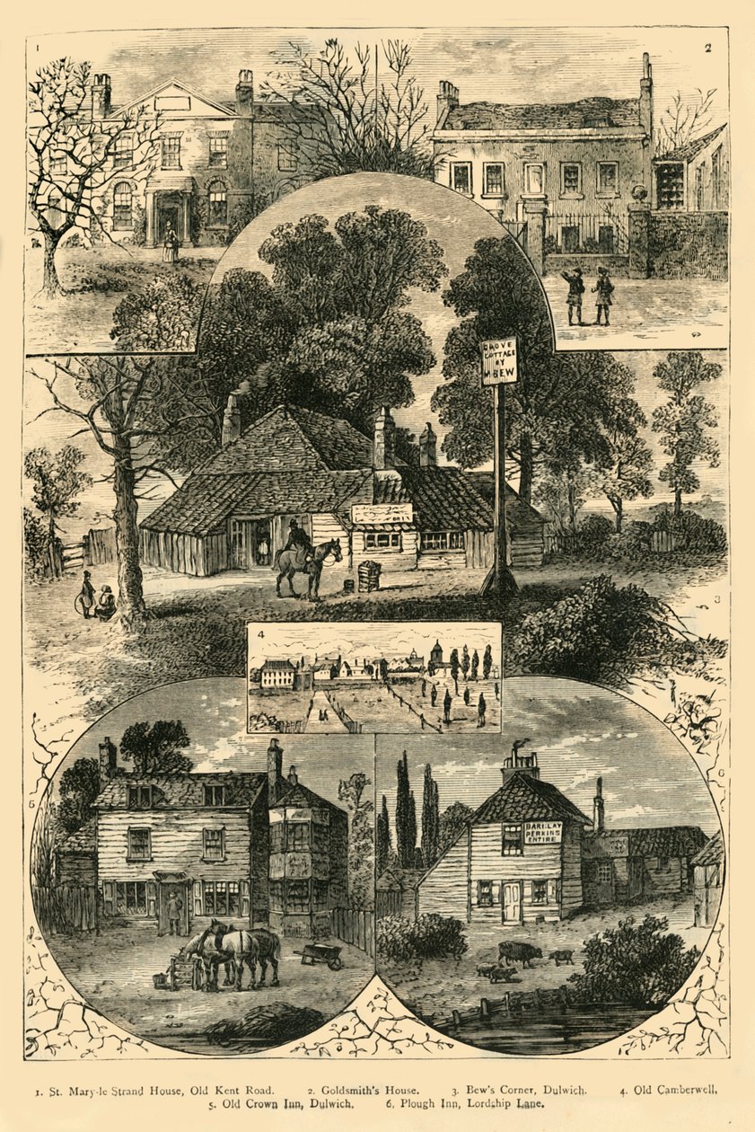 Kilátások Camberwellben és Dulwichben, 1878. alkotó: Unbekannt
