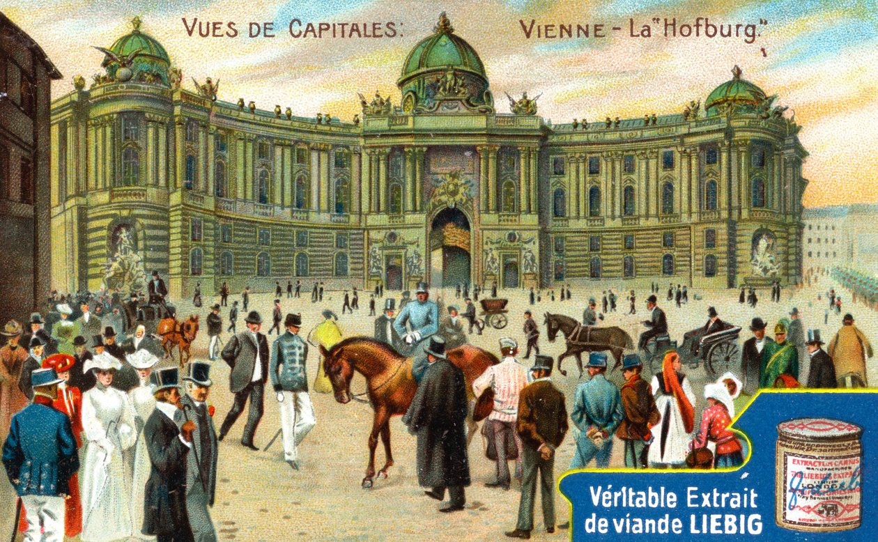 Fővárosok látképe: Hofburg, Bécs, 1900 alkotó: Unbekannt