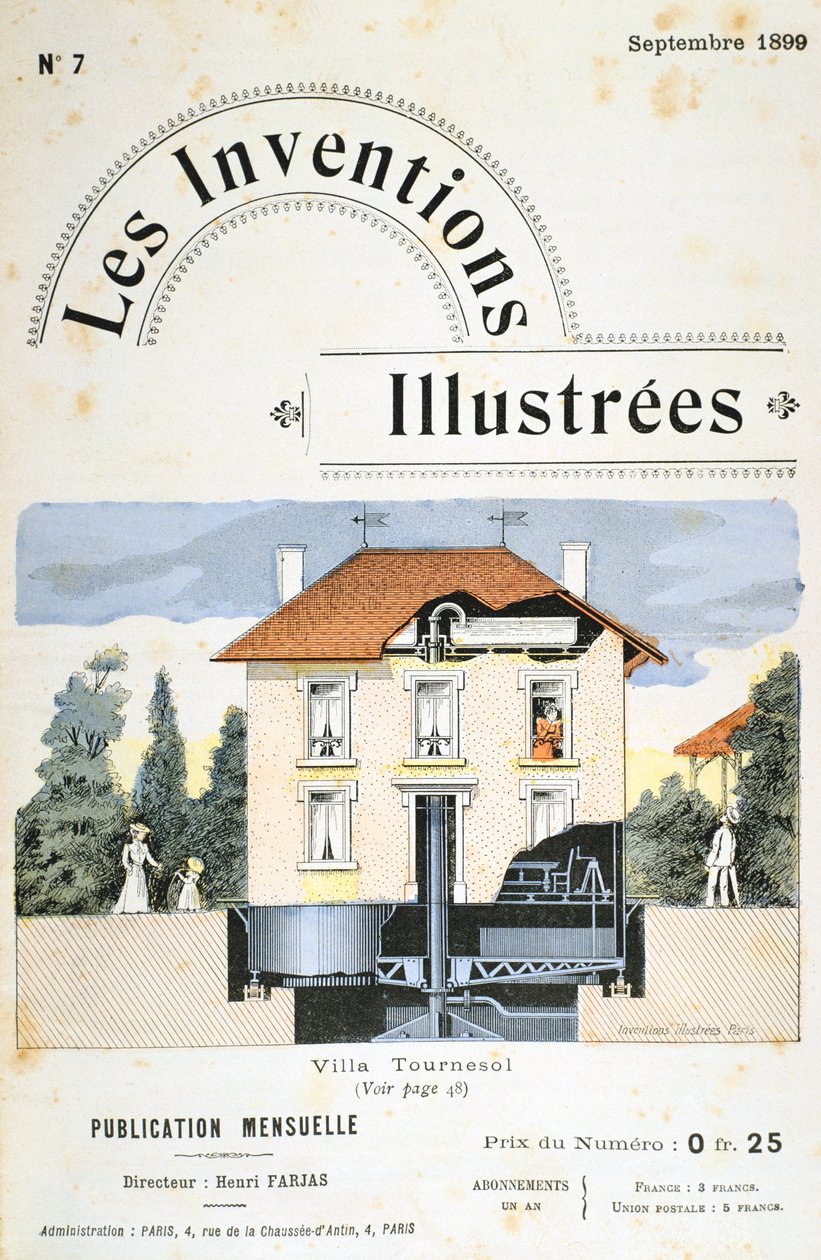 Napraforgó villa, 1899 alkotó: Unbekannt