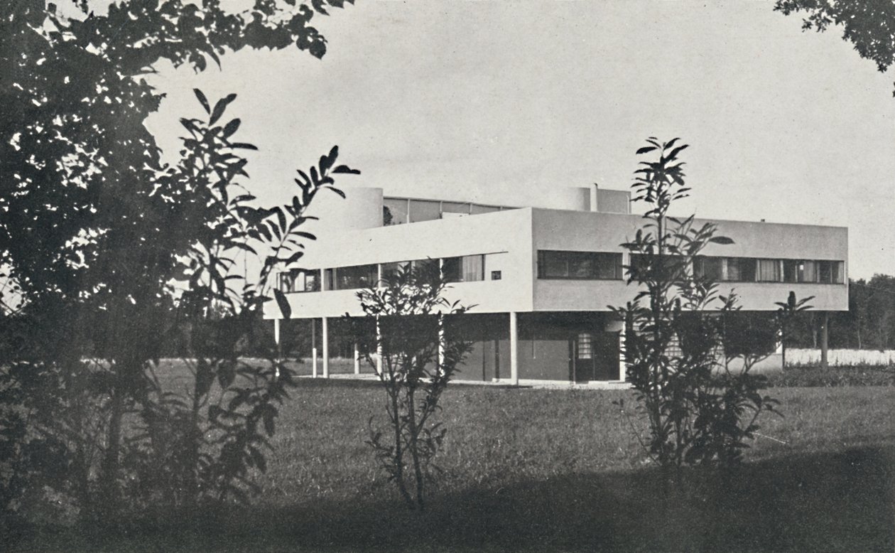 Poissy-i villa, vasbetonból, 1933-ban alkotó: Unbekannt
