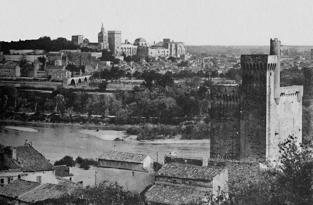 Villeneuve-Les-Avignon - Philippe-Le-Bel tornya 14. század., a Rhone-völgy. A palota alkotó: Unbekannt
