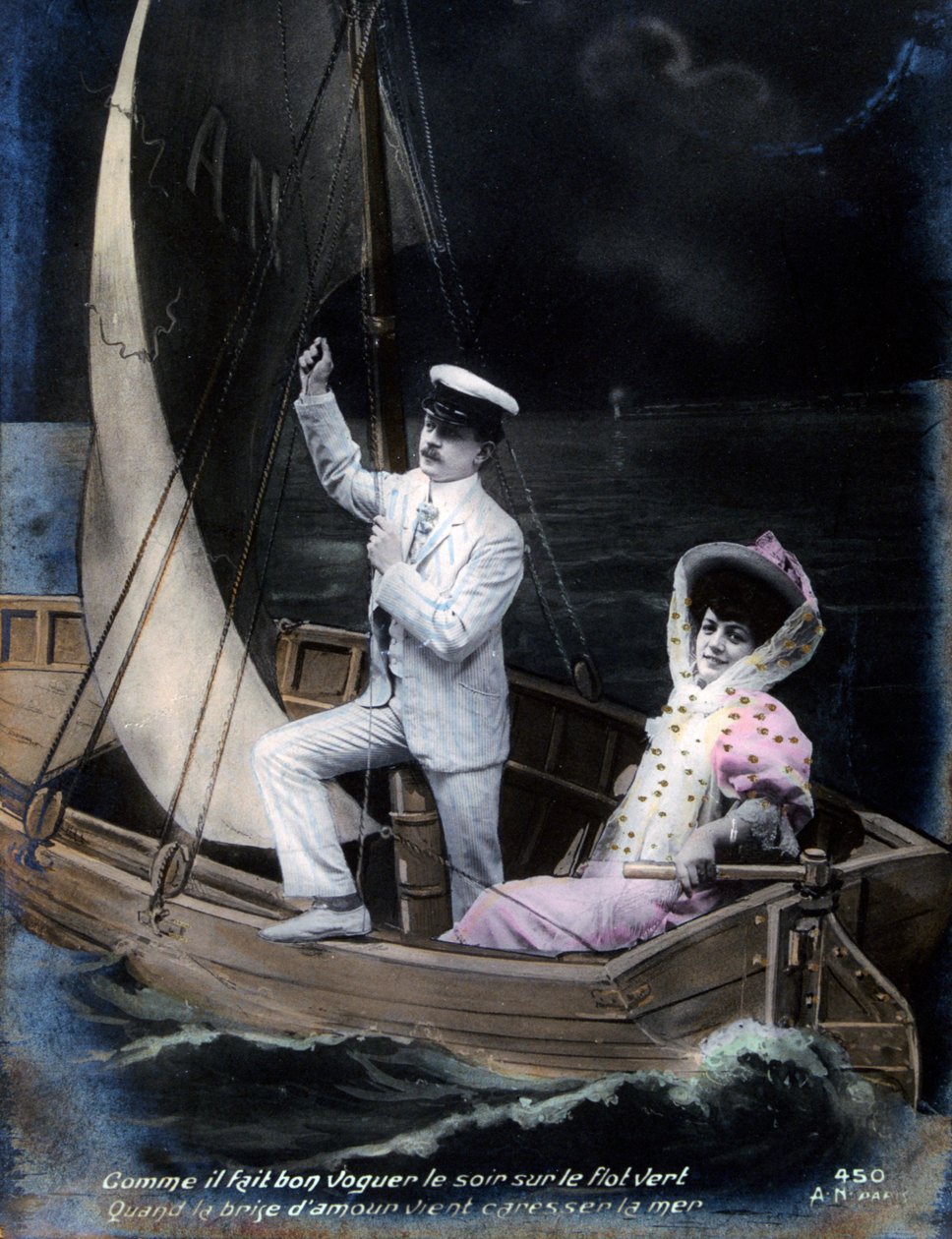 Vintage francia képeslap, c1900 alkotó: Unbekannt
