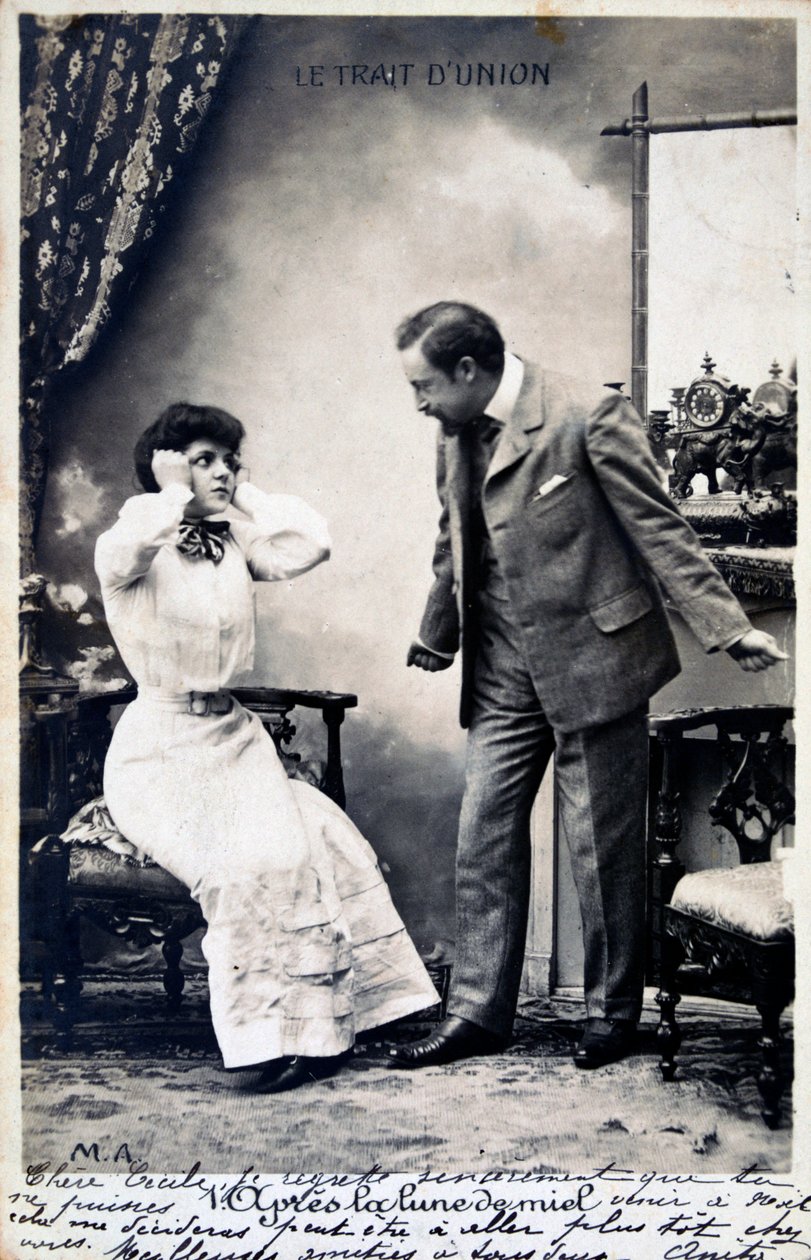 Vintage francia képeslap, c1900 alkotó: Unbekannt