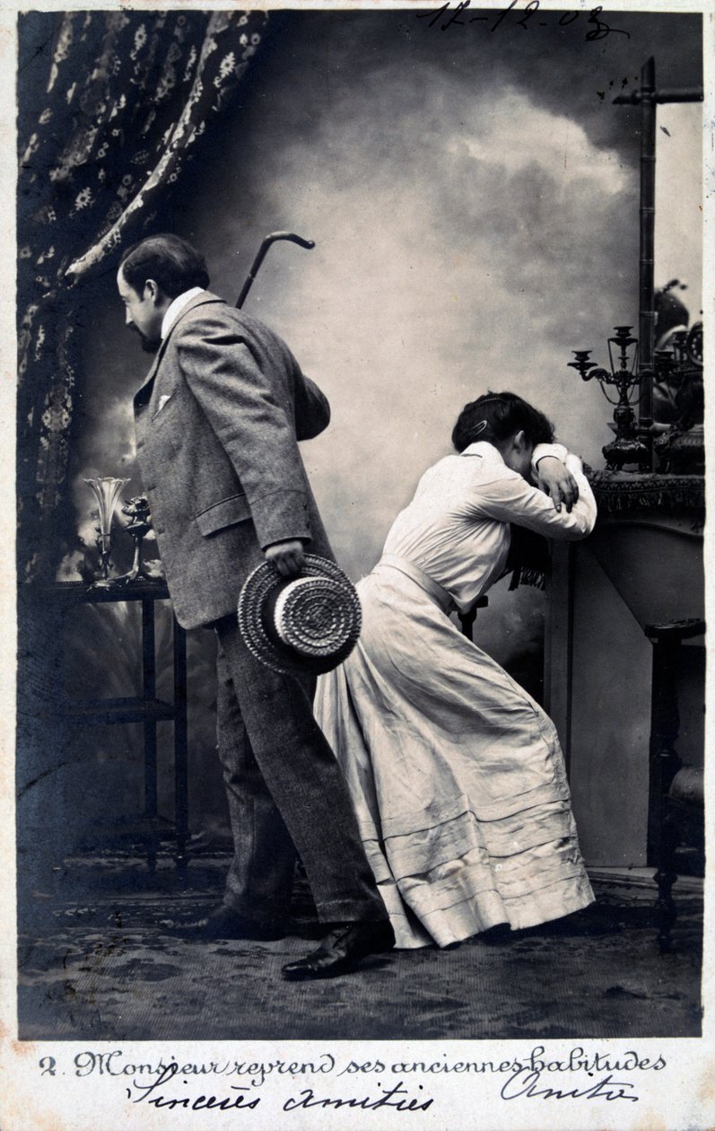 Vintage francia képeslap, c1900 alkotó: Unbekannt