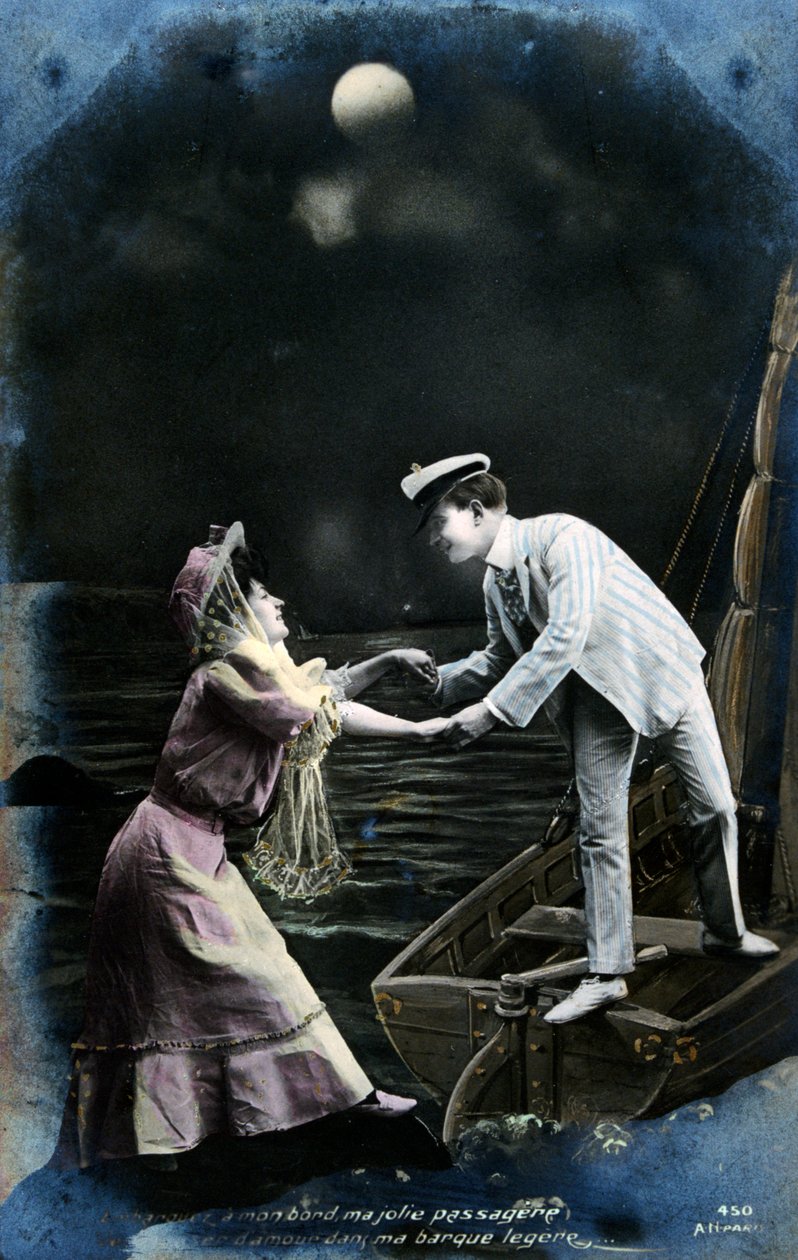 Vintage francia képeslap, c1900 alkotó: Unbekannt