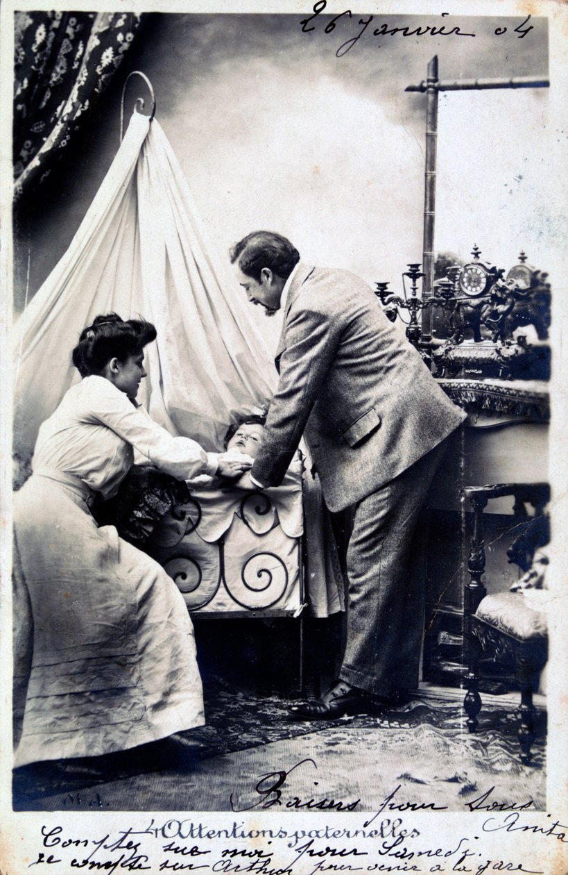 Vintage francia képeslap, c1900 alkotó: Unbekannt