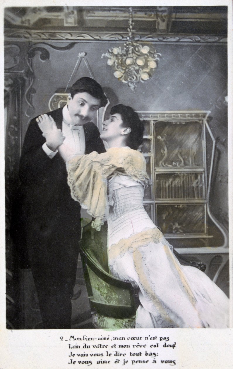 Vintage francia képeslap, c1900 alkotó: Unbekannt