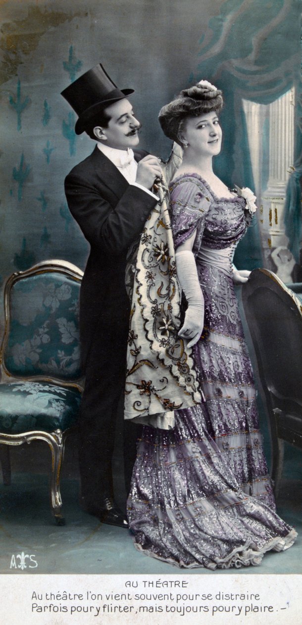 Vintage francia képeslap, c1900 alkotó: Unbekannt