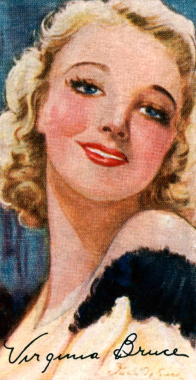 Virginia Bruce, 1910-1982, amerikai színésznő és énekesnő, XX. alkotó: Unbekannt