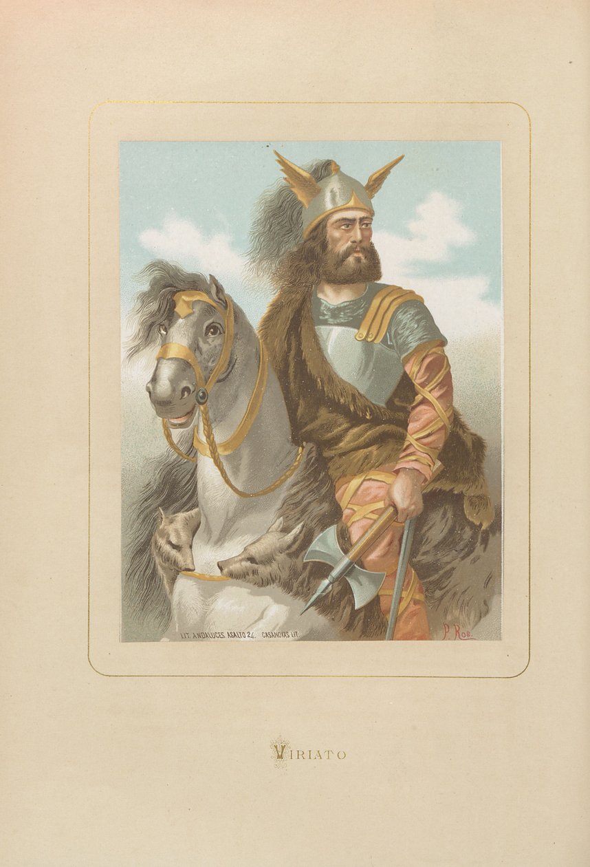 Viriathus. Forrás: Juan Landa minden idők híres férfiai és női, 1875-1877. alkotó: Unbekannt