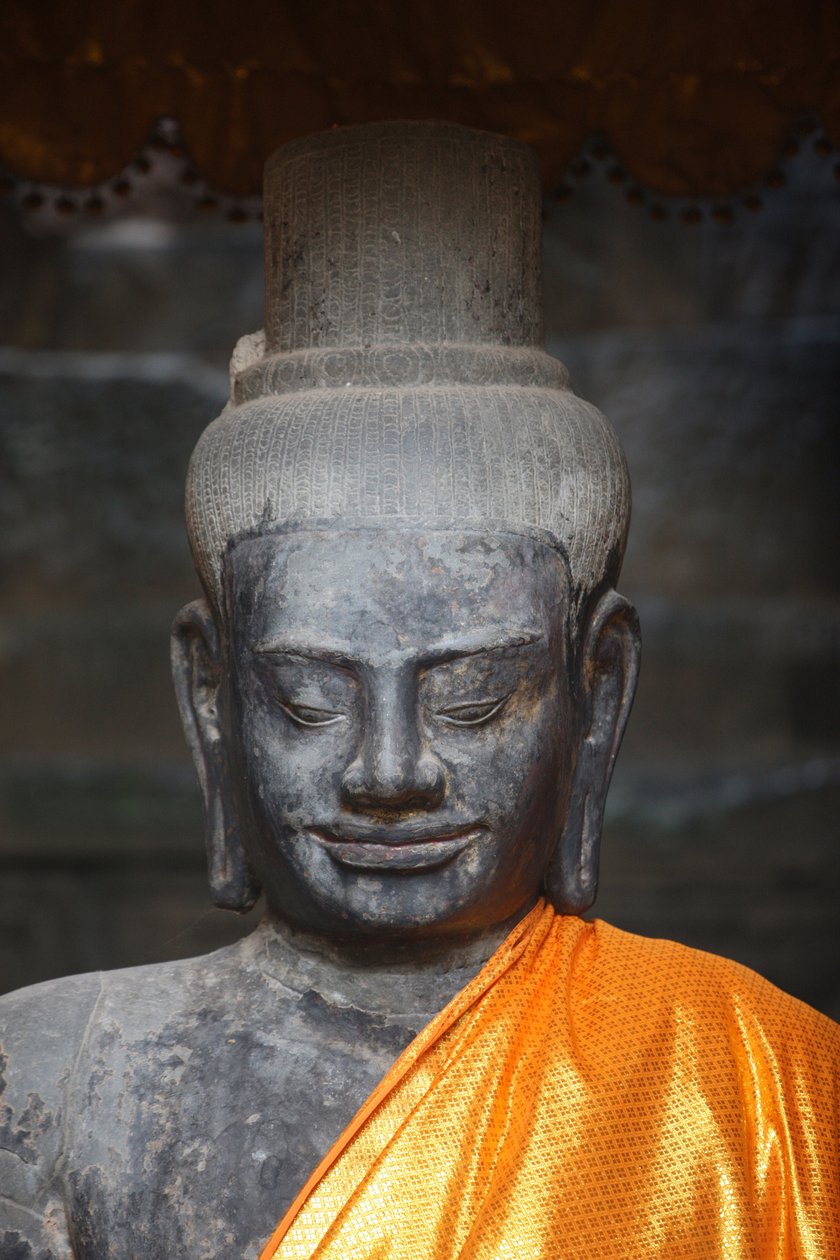 Visnu szobor. Angkor Wat. Siem Reap Kambodzsa alkotó: Unbekannt