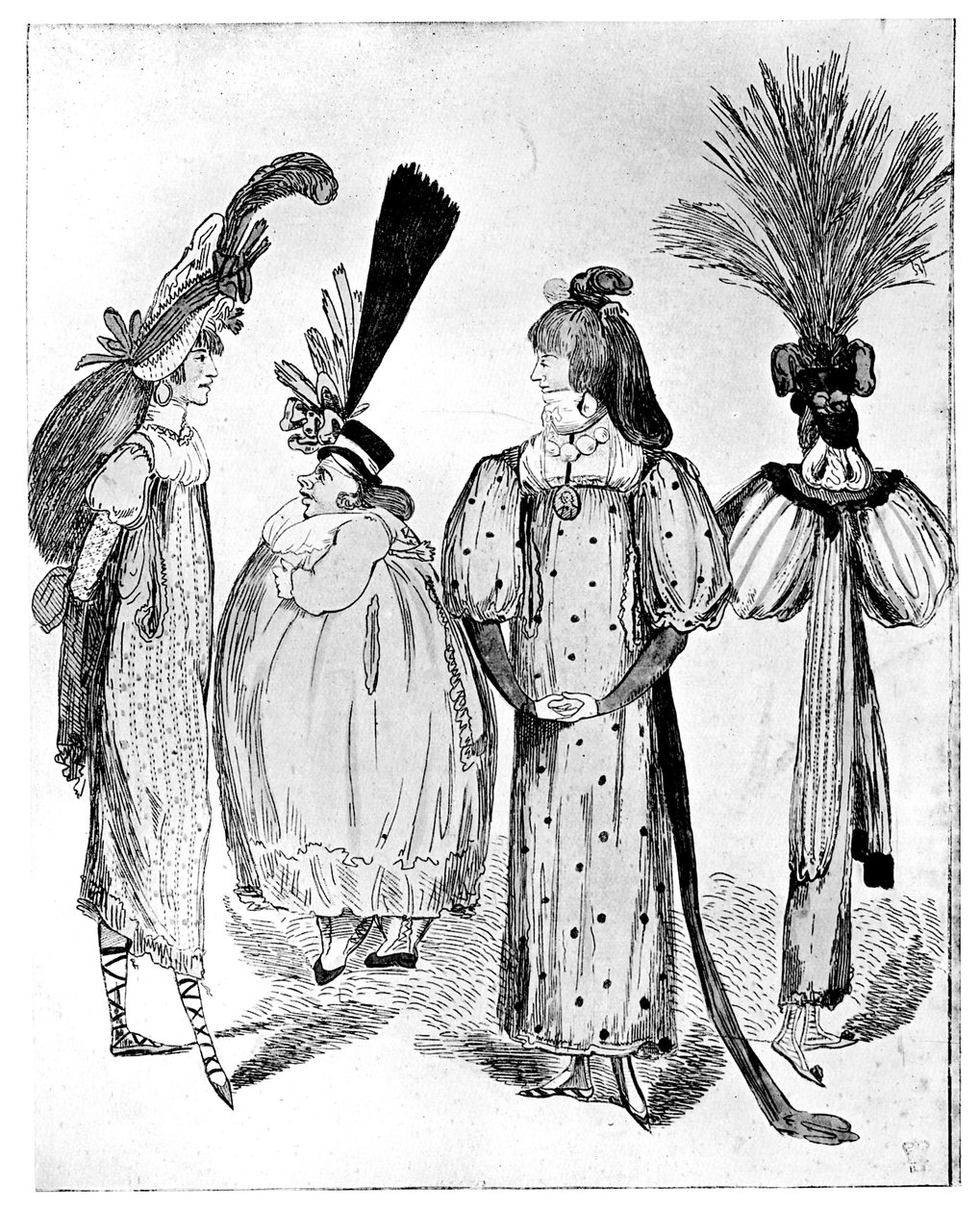 Waggoners Frocks or No Dodys 1795, 1795 alkotó: Unbekannt
