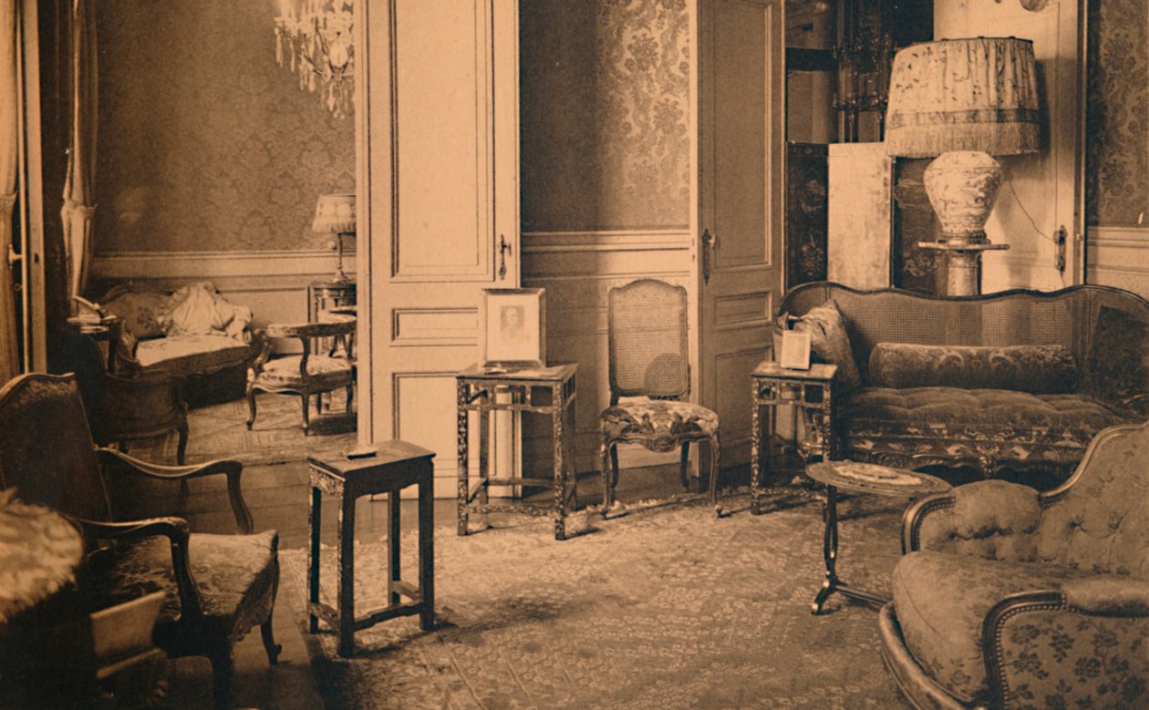 Váróterem a kubai brüsszeli nagykövetség miniszteri irodájában, Belgiumban, 1927. alkotó: Unbekannt