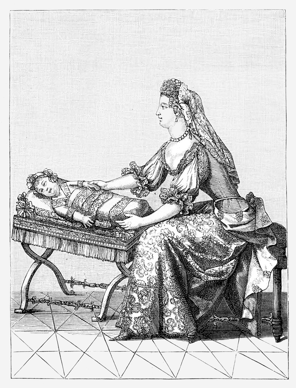 Anjou hercegének felébresztése, 1885 alkotó: Unbekannt