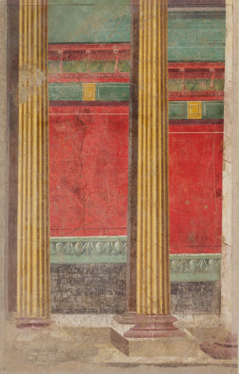 Falfestmény P. Fannius Synistor villájának F szobájából Boscoreale-ben, kb. Kr.e. 50-40 alkotó: Unbekannt