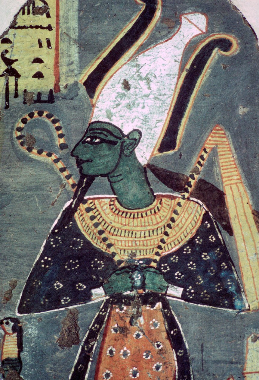 Osiris Khenti-Amentiu falfestménye egy thébai sírból alkotó: Unbekannt