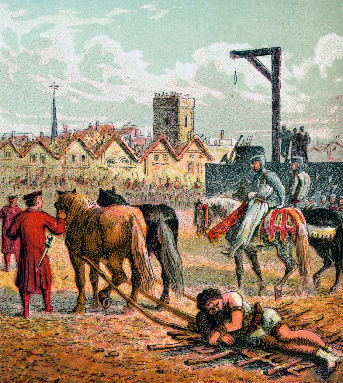 Wallace kivégezve, 1305, c1850 alkotó: Unbekannt