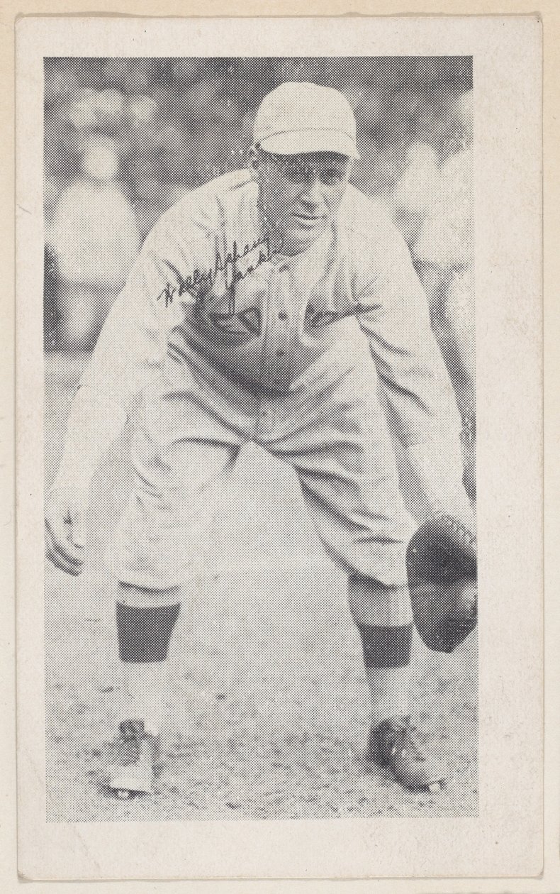 Wally Schang, C. Yanks, a W575-2 baseball-szalagkártyákból, kb. 1921-22. alkotó: Unbekannt
