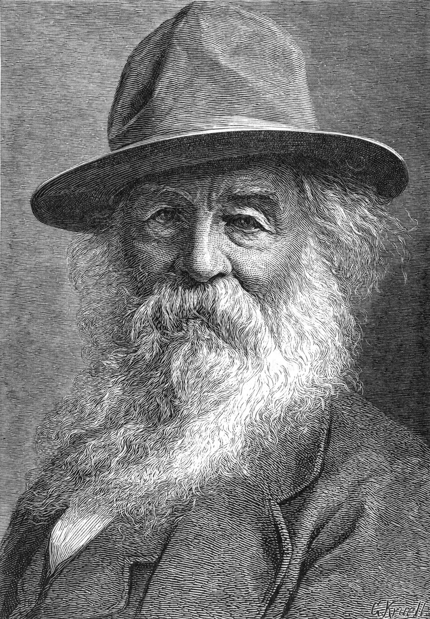Walt Whitman 1819-1892, amerikai költő, 1880-as évek alkotó: Unbekannt