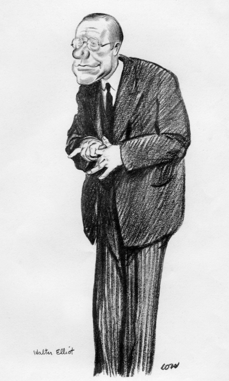 Walter Elliot skót Unionista politikus, 1933 alkotó: Unbekannt