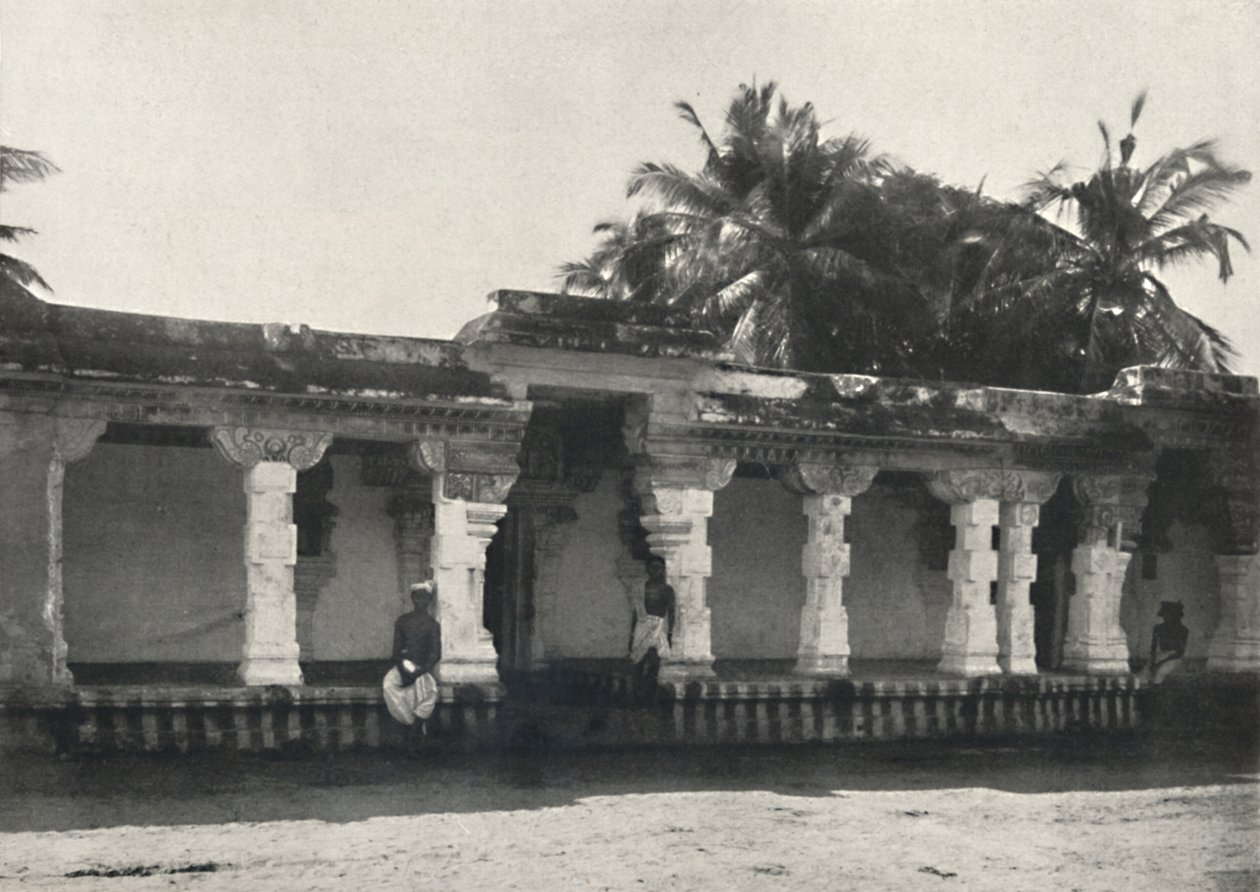 Egy hindu templom előcsarnoka, Ceylon, 1926 alkotó: Unbekannt